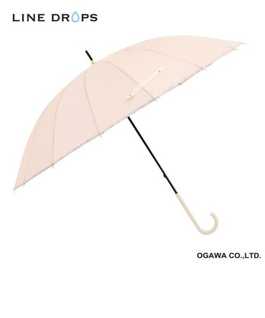 16本骨雨傘　オレンジ