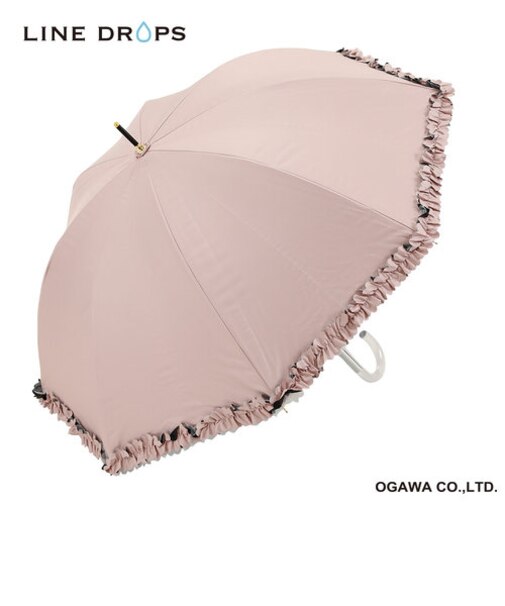 フリルパラソル　晴雨兼用長傘 50cm