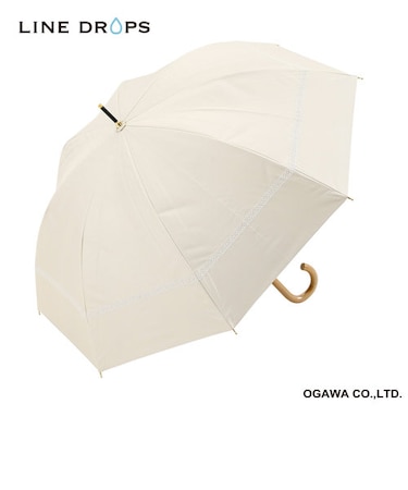 長傘 晴雨兼用 centelleo(センテリオ) マリン グログランテープ 手開き式 50cm UVカット率99.9%以上 遮光率100% 遮熱効果 はっ水加工 OW(lace) 57309