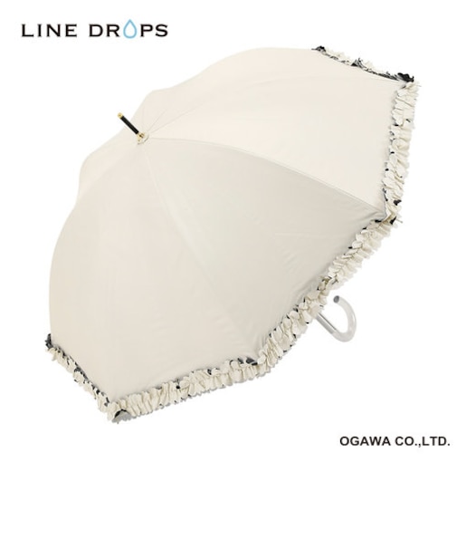 フリルパラソル　晴雨兼用長傘 50cm