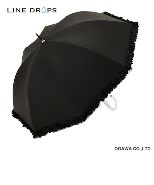 フリルパラソル　晴雨兼用長傘 50cm