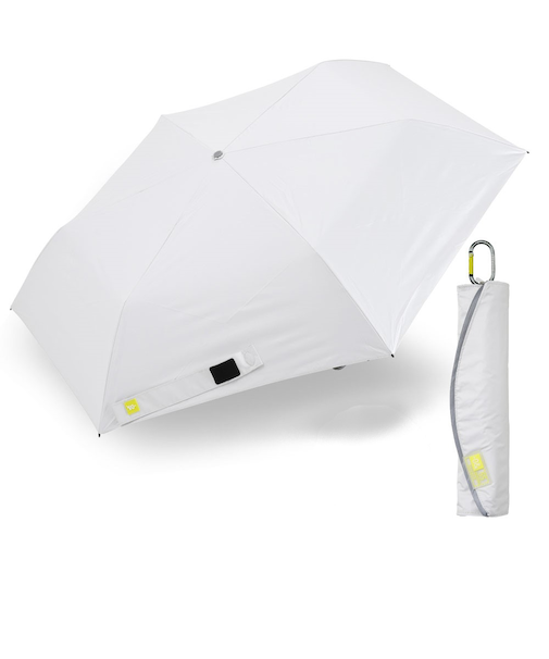 折りたたみ傘 晴雨兼用 ｾﾞﾛｱﾝﾄﾞ 55cm 手開き式 UVカット率100％ 遮光率100％ 遮熱効果 はっ水加工 軽量 メンズ レディース ユニセックス コットンホワイト 52362