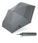 折りたたみ傘 晴雨兼用 innovator 55cm ワンタッチ 自動開閉 安全飛び出し防止機能付き UVカット率99.9％以上 遮光率99.9％以上 遮熱効果 はっ水加工 スチールグレー 18756