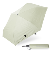 折りたたみ傘 晴雨兼用 innovator 55cm 自動開閉 安全飛び出し防止機能付き UVカット率99.9％以上 遮光率99.9％以上 遮熱効果 はっ水加工 ワンタッチ ペールライトイエロー 18759