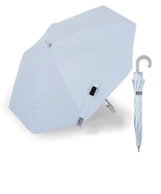 長傘 晴雨兼用 ゼロアンド 40cm 手開き式 UVカット率100％ 遮光率100％ 遮熱効果 はっ水加工 ワンマイル メンズ レディース ユニセックス レイクブルー 52347