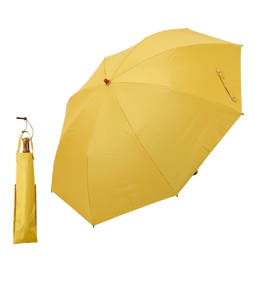 折りたたみ傘 婦人用 晴雨兼用 河馬印本舗 55cm 手開き式 UVカット率100％ 遮光率100％ 遮熱効果 はっ水加工 無地 寒竹 和 38012 38013 38014 38015 38016 38017 38018