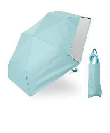 キッズ日傘 折りたたみ傘 晴雨兼用 LINEDROPS 55cm 手開き式 UVカット率＆遮光率99.9％以上 遮熱効果 はっ水加工 尖っていないT型露先 反射テープ 透明窓つき 6本骨 トート型収納バッグ 通学 54783 54784 54785 54786 54787