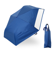 キッズ日傘 折りたたみ傘 晴雨兼用 LINEDROPS 55cm 手開き式 UVカット率＆遮光率99.9％以上 遮熱効果 はっ水加工 尖っていないT型露先 反射テープ 透明窓つき 6本骨 トート型収納バッグ 通学 54783 54784 54785 54786 54787