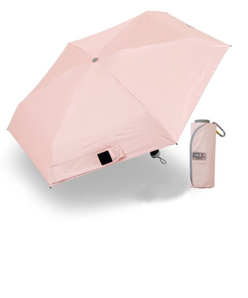 折りたたみ傘 晴雨兼用 -0& ゼロアンド 50cm 手開き式 UVカット率&遮光率100％ 遮熱効果 はっ水加工 軽量 コンパクトミニ 入れやすい収納ケース レディース メンズ ユニセックス 6本骨 52389 52390 52391 52392 52393