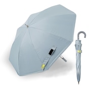 長傘 晴雨兼用 ゼロアンド 40cm 手開き式 UVカット率100％ 遮光率100％ 遮熱効果 はっ水加工 ワンマイル メンズ レディース ユニセックス ストーングレー 52396