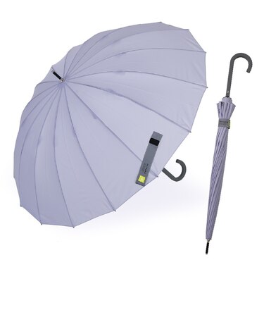 長傘 雨傘 -0& ゼロアンド 60cm 手開き式 超はっ水 軽量 16本骨 シンプル レディース メンズ ユニセックス 52408 52409 52410 52411 52412 52413