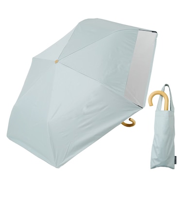 キッズ日傘 折りたたみ傘 晴雨兼用 LINEDROPS 55cm 手開き式 UVカット率&遮光率99.9%以上 遮熱効果 はっ水加工 尖っていないT型露先 反射テープ 透明窓つき 6本骨 トート型収納バッグ 通学 合板手元 ニュアンスカラー ネームタグ 収納しやすいケース 54793 54794 54795 54796