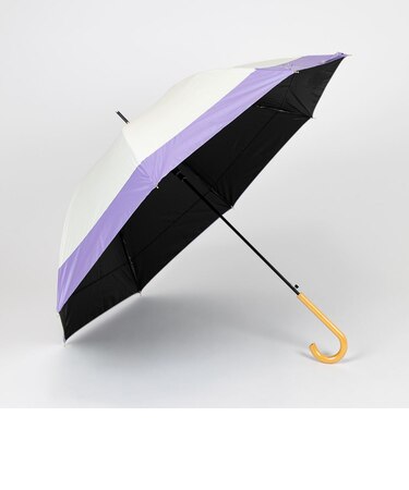 長傘 晴雨兼用 日傘 ジャンプ式 UVカット率99.9&以上 遮光率100% 遮熱 耐風 レディース バイカラー 大きいサイズ Cynthia シンシア 60cm 54608 54610 54611 54612 54613 54614 54615 54705 54706 54709 54743 54745