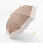 長傘 晴雨兼用 日傘 ジャンプ式 UVカット率99.9＆以上 遮光率100％ 遮熱 耐風 レディース バイカラー 大きいサイズ Cynthia シンシア 60cm 54608 54610 54611 54612 54613 54614 54615 54705 54706 54709 54743 54745