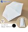 折りたたみ傘 レディース 日傘 晴雨兼用 白の頂 INSIDE 50cm 手開き式 Radi-Cool UVカット率＆遮光率100％ 放熱＆冷却 遮熱効果 超はっ水 ホワイト シンプル おしゃれ 6本骨 89112 89114
