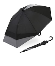 キッズ雨傘 長傘 ジャンプ式 後ろが伸びる傘 トランスフォーム傘 突起のない露先 ふちフラ 透明窓 反射テープ ネームタグつき 55cm 子供 通園 通学 LINEDROPS ラインドロップス 54642 54643 54644 54645 54646