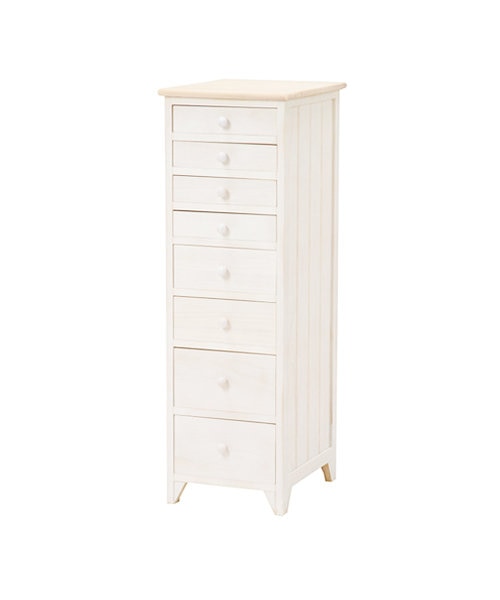 SHABBY WOOD 4Dスリムチェスト｜ビーカンパニーの通販｜&mall（アンド