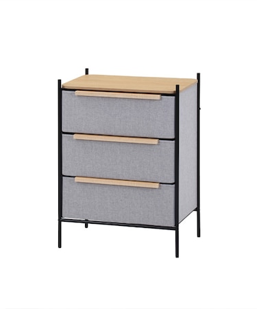 ファブリックチェスト パトラ 3段