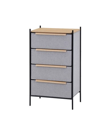 ファブリックチェスト パトラ 4段