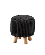 ニット風ロースツール