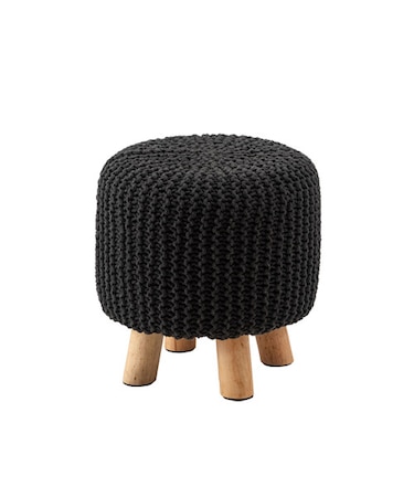 ニット風ロースツール