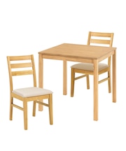 ダイニング３点セット スクエア