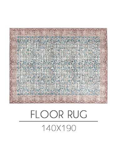 ジャガード織シェニールラグ Two 140×190cm
