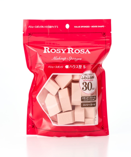 ROSY ROSA(ロージーローザ) バリュースポンジN ハウス型タイプS 30P