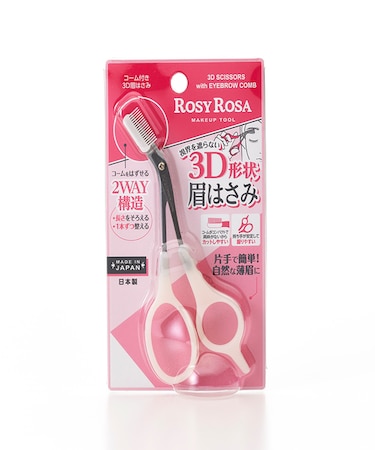 ROSY ROSA(ロージーローザ) コーム付き3D眉はさみ