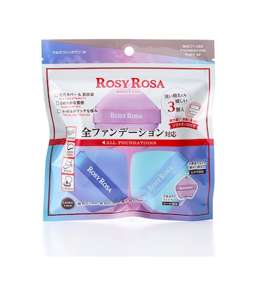 ROSY ROSA（ロージーローザ）マルチファンデパフ3P