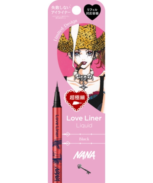 Love Liner（ラブ・ライナー）　リキッドアイライナーＲ５極細筆　ＮＡＮＡ　ブラック