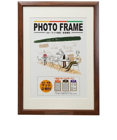 【当商品送料無料】フォトフレーム 壁掛け 通販 写真立て 複数 a4 おしゃれ シンプル ワイド四切 多窓 額縁 ワイド4切 多窓兼用 ウェディング