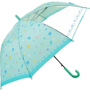 【当商品送料無料】傘 子供 55cm 通販 キッズ 55 おしゃれ キッズ傘 55センチ かわいい ジャンプ傘 長傘 雨傘 かさ カサ 透明窓付き