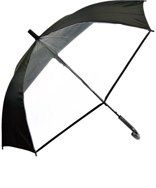 【当商品送料無料】傘 子供用 通販 男の子 女の子 ジャンプ傘 長傘 55cm 軽い 軽量 グラスファイバー骨 丈夫 2コマ透明窓 無地 通学 登校