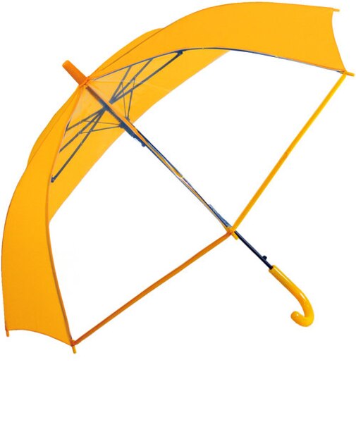 【当商品送料無料】傘 子供用 通販 男の子 女の子 ジャンプ傘 長傘 55cm 軽い 軽量 グラスファイバー骨 丈夫 2コマ透明窓 無地 通学 登校