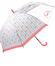 【当商品送料無料】ジャンプ傘 キッズ 55cm ATTAIN アテイン 通販 傘 子ども用 ジャンプ 傘 グラスファイバー骨 1コマ透明窓付き 丈夫