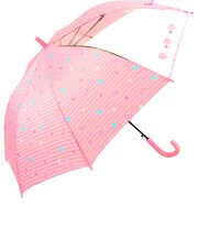 【当商品送料無料】ジャンプ傘 キッズ 55cm ATTAIN アテイン 通販 傘 子ども用 ジャンプ 傘 グラスファイバー骨 1コマ透明窓付き 丈夫