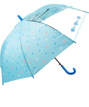 【当商品送料無料】ジャンプ傘 キッズ 55cm ATTAIN アテイン 通販 傘 子ども用 ジャンプ 傘 グラスファイバー骨 1コマ透明窓付き 丈夫