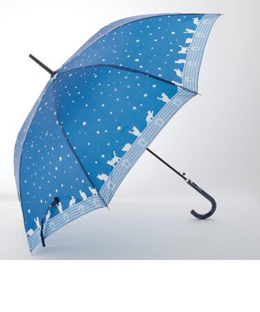 【当商品送料無料】ジャンプ傘  傘 レディース かわいい 軽い 通販 丈夫 おしゃれ 折れにくい ドット柄 ネコ ドット ボーダー 58cm 軽量