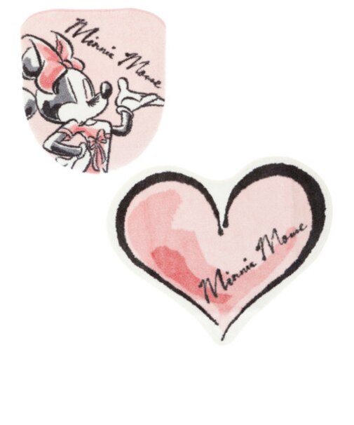 【当商品送料無料】トイレマット セット おしゃれ 通販 トイレ フタカバー 2点セット キャラクター 大人 かわいい ディズニー Disney