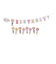 【当商品送料無料】バースデー 飾り 通販 ガーランド 誕生日 飾り付け 6か月 ハーフバースデー 1/2 1歳 2歳 3歳 バースデーガーランド