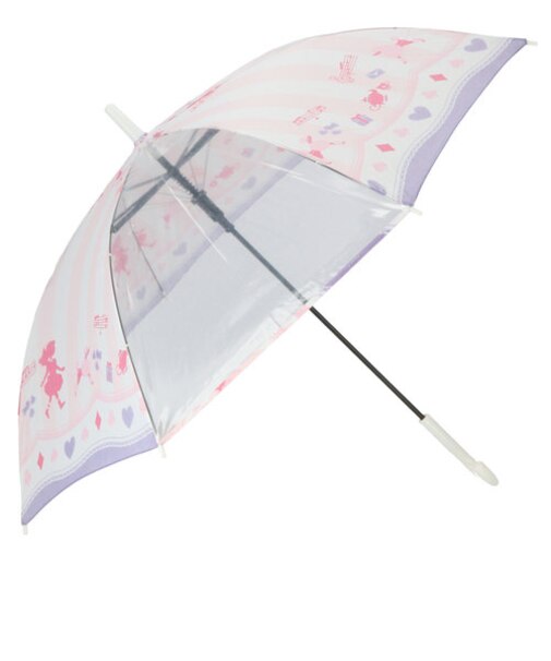 【当商品送料無料】子供 傘 55cm 女の子 通販 子供用 長傘 ジャンプ傘 子ども キッズ おしゃれ かわいい 小学生 こども 透明窓 雨傘
