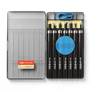 【当商品送料無料】彫刻刀 7本組 右利き用 義春 よしはる YOSHIHARU 通販 図工 工作 プラケース入り 7本セット 年賀状 凸版 芋版