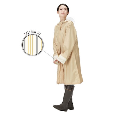 【当商品送料無料】レインコート 自転車 レディース レインポンチョ レインコート 定番 雨具 Chou Chou Pocheフェス 大きめ 通学