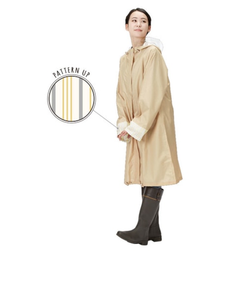 【当商品送料無料】レインコート 自転車 レディース レインポンチョ レインコート 定番 雨具 Chou Chou Pocheフェス 大きめ 通学