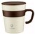 【当商品送料無料】cococafe ココカフェマグカップ 250mlおしゃれ お洒落 フタ付 取手付き 真空二重 保温 保冷 シンプル