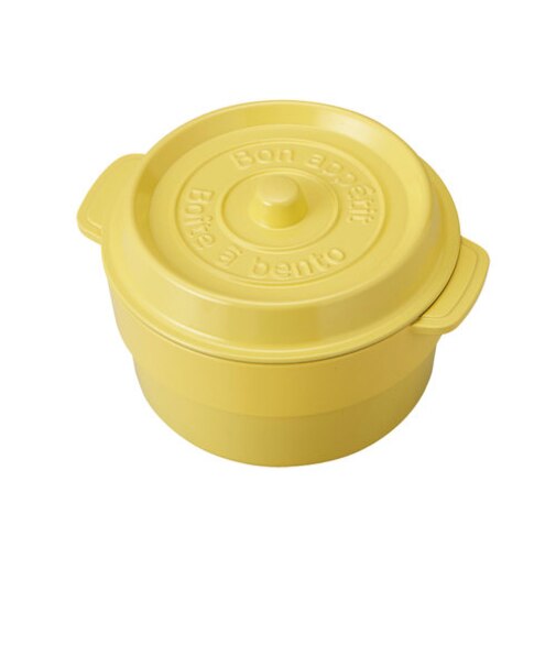 【当商品送料無料】ランチボックス 通販 COCOPOT ミニココット型 弁当箱 2段 2段式 ボウル 鍋型 おしゃれ かわいい 530ml ラウンド