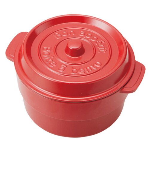【当商品送料無料】ランチボックス 通販 COCOPOT ミニココット型 弁当箱 2段 2段式 ボウル 鍋型 おしゃれ かわいい 530ml ラウンド