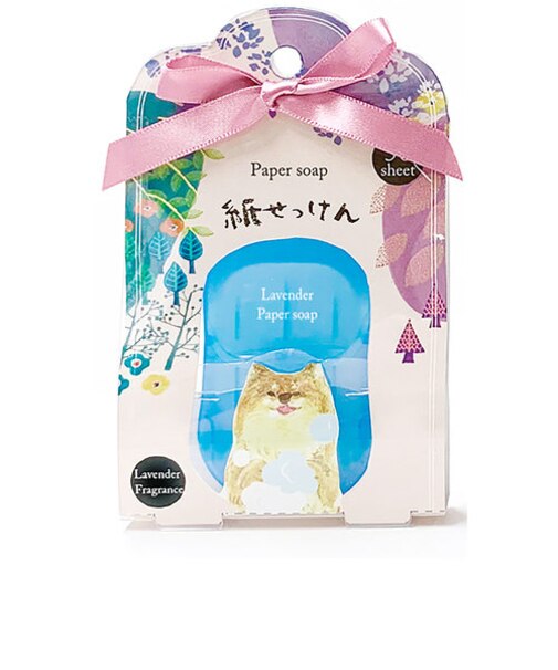 【当商品送料無料】紙石鹸 かわいい 通販 紙せっけん ペーパーソープ 紙石けん プチギフト 除菌 ほんやら堂 フォレストチャーム 携帯除菌