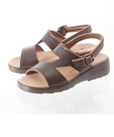 【当商品送料無料】クロワッサン サンダル CROISSANT コンフォートサンダル カジュアルサンダル バックベルトサンダル 本革サンダル 通販